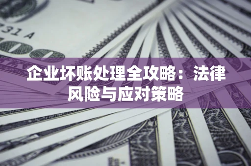 武汉企业坏账处理全攻略：法律风险与应对策略