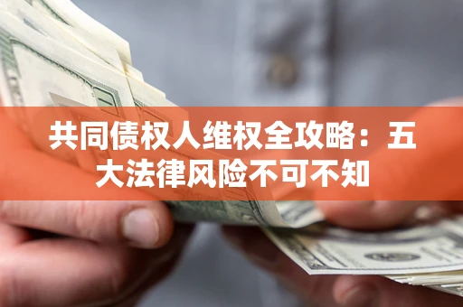 武汉共同债权人维权全攻略：五大法律风险不可不知