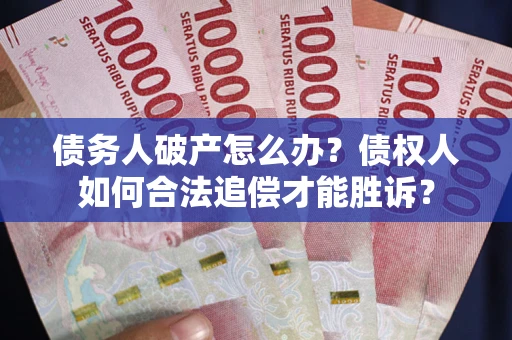 武汉债务人破产怎么办？债权人如何合法追偿才能胜诉？