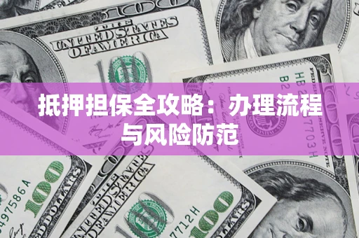 武汉抵押担保全攻略：办理流程与风险防范