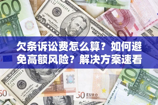 武汉欠条诉讼费怎么算？如何避免高额风险？解决方案速看！