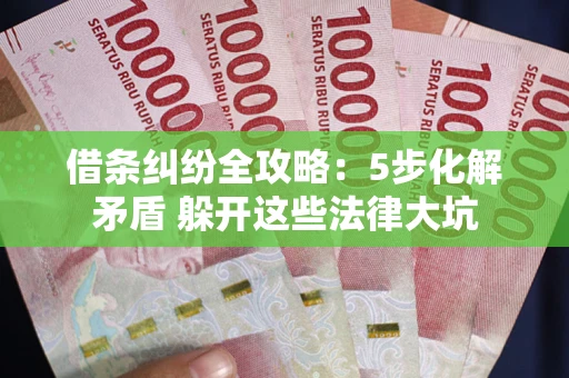 武汉借条纠纷全攻略：5步化解矛盾 躲开这些法律大坑