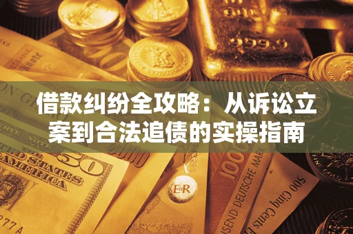 武汉借款纠纷全攻略：从诉讼立案到合法追债的实操指南