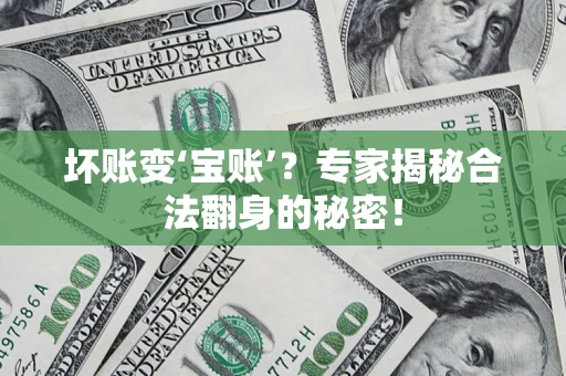 武汉坏账变‘宝账’？专家揭秘合法翻身的秘密！