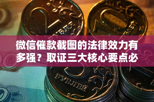 武汉微信催款截图的法律效力有多强？取证三大核心要点必须知道！