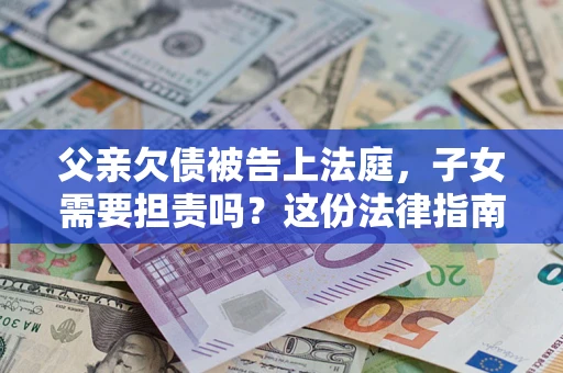 武汉父亲欠债被告上法庭，子女需要担责吗？这份法律指南必须看完