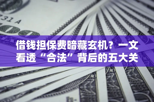 武汉借钱担保费暗藏玄机？一文看透“合法”背后的五大关键陷阱