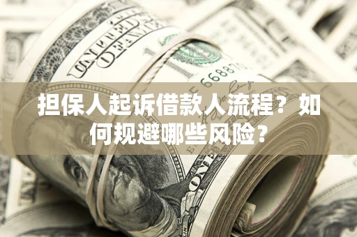 武汉担保人起诉借款人流程？如何规避哪些风险？