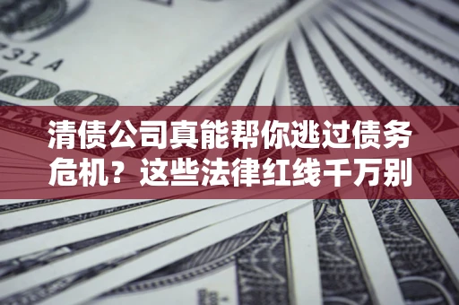 武汉清债公司真能帮你逃过债务危机？这些法律红线千万别踩