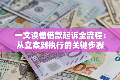 武汉一文读懂借款起诉全流程：从立案到执行的关键步骤