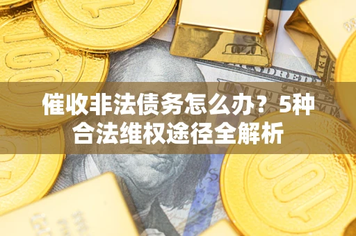 武汉催收非法债务怎么办？5种合法维权途径全解析